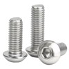 M6-1 x 55mm Button Head Socket Cap Screws,Allen Socket Drive,Stainless