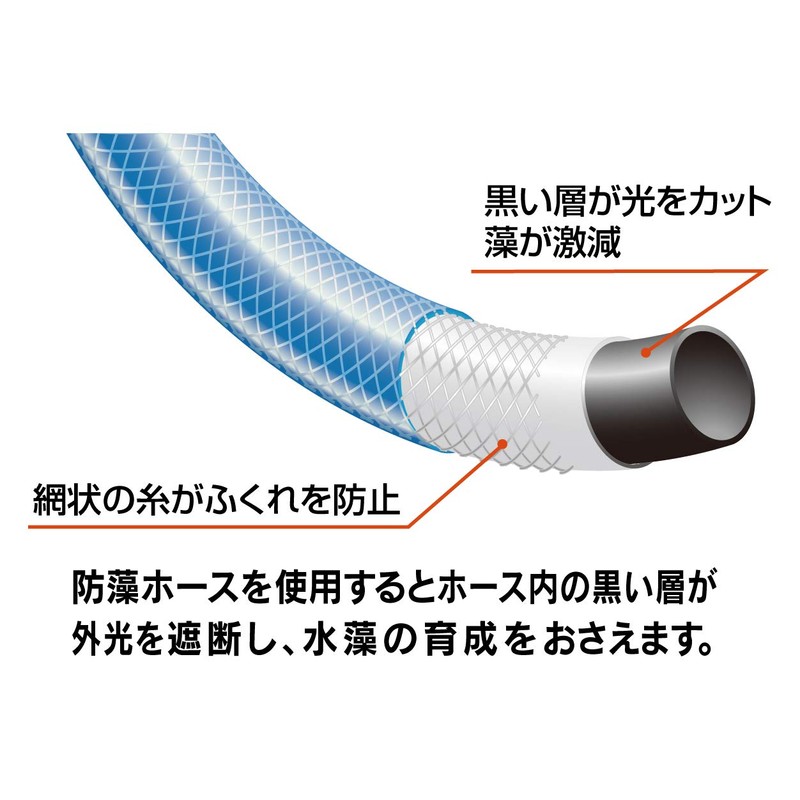 Toyox PSH-1502BL Pastel Hose L 6.6 ft (2 m) Twist
