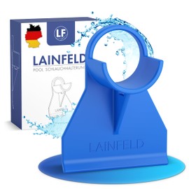 LAINFELD 1 x pool hose holder, 38-47 mm, pool hose holder as kink protection, pipe holder for shut-off valve, pool hose holder holder