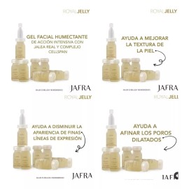 Jafra Ampolletas Con Jalea Real Gel Facial Humectante Set 7