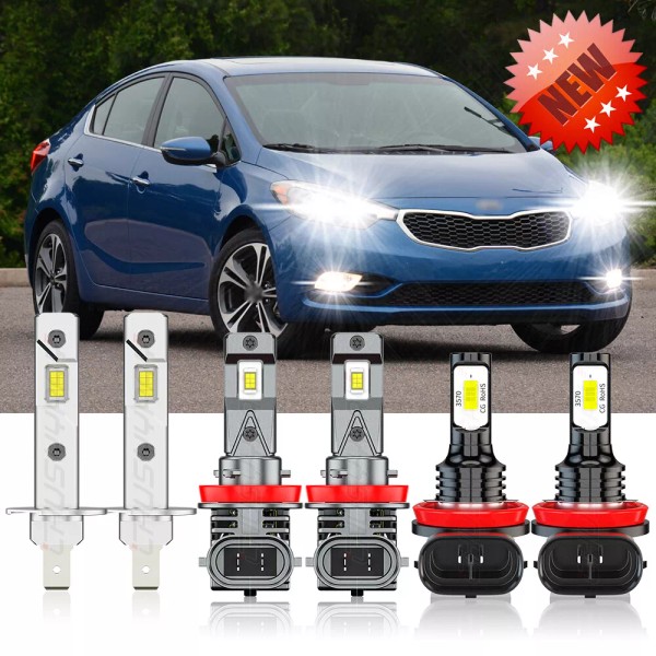 CHUSYYRAY For Kia Forte 2010-2015 2016 LED Headlight High/Low Beam