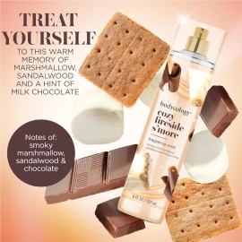 Bodycology Long-Lasting Fragrance Body Mist, Cozy Fireside S'more, 8 fl oz