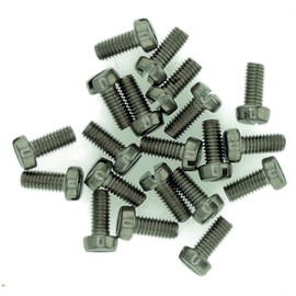 M1 (1mm x 10mm) Slot Cheese Machine Screw (Bolt) - Stainless Steel (A2) (Pack of 20)