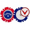 Callaway Set of 2 Interchangeable Poker Chip Golf Ball Markers