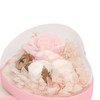 Heart Shaped Jewelry Box Wedding Preserved Flower Necklace Ring Storage