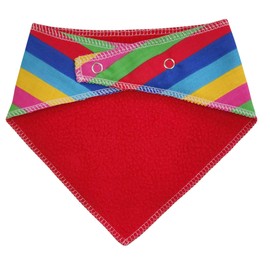 Bold Rainbow Stripe Dog Bandana - Carnival & Festival Fancy Dress For Dogs (Small Dogs Terriers & Cockerpoo)