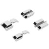 4Pcs Zipper Presser Foot Parallel Grooves Easy Operation Edge Design