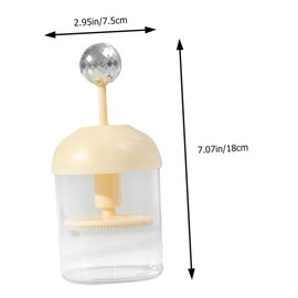 Beavorty Manual Foam Maker for Facial Cleanser Portable 150ml Plastic Foaming Bottle for Travel Easy to Use Bubbler for Home and On-the-Go