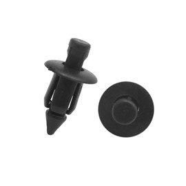 INFINAUTO 30pcs Black 6mm Hole Diameter Car Door Plastic Rivets Fasteners Durable Material Stylish Design