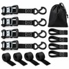 Ratchet Tie Down Straps for Cargo Securing – 4-Pack Heavy-Duty