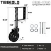 4" Spring Loaded Gate Caster, Heavy Duty Gate Wheel for