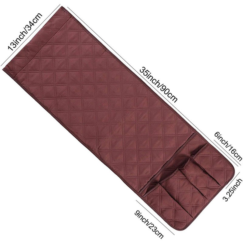 Zundo Armrest Organiser Space-Saving 5 Pockets Sofa Armrest Organiser Couch