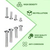 zrfgbxim 1080 Countersunk Screws Nuts Set, M3 M4 M5 M6