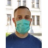 Lilind Fashion Face Mask 100% Cotton Reusable Breathable Handmade Green