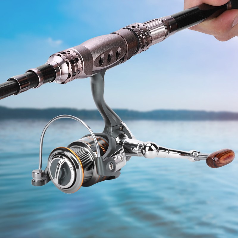 11 Shaft Bevel Connection Shallow Spool Lure Spinning Reel Fishing
