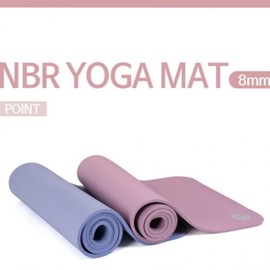 Indoor Exercise Pilates NBR Workout Yoga Mat for Home Training 8mm Orchid