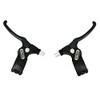 DIA-COMPE 182s-2 Tech77 w/Thumb-Lock Stopper Brake Lever Set, Black, DP2527