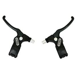 DIA-COMPE 182s-2 Tech77 w/Thumb-Lock Stopper Brake Lever Set, Black, DP2527