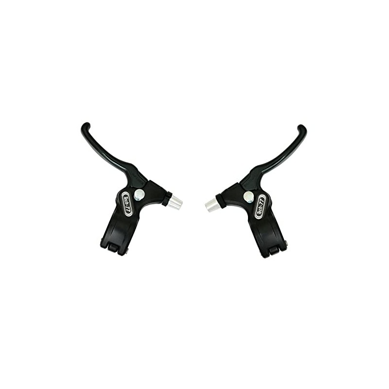 DIA-COMPE 182s-2 Tech77 w/Thumb-Lock Stopper Brake Lever Set, Black, DP2527