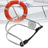 Yacht Life Buoy Holder Stainless Steel Safety Lifebuoy Horseshoe Bracket