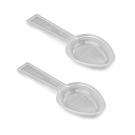 2x Kunststoff Messbecher - 20 ml - transparent - 2/2,5/3/4/5/6/7/7,5/8/9/10/11/12/12,5/15/20 ml