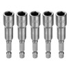sourcing map 5pcs Hex Nut Driver Drills Bit 5/16" 6-Point