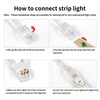 RGBZONE 10Pcs 3 Pin 10mm LED Strip Connectors Gapless Solderless
