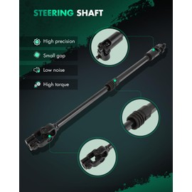 Intermediate Steering Shaft Assembly Compatible with 1987-1995 For Jeep Wrangler 2.5L,1991-1995 For Jeep Wrangler 4.0L,1987-1990 For Jeep Wrangler 4.2L 52007017 1 Steering Shaft
