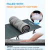 Kingcamp Cot Mattress, Soft Portable Sleeping Mat, Lightweight Non-Slip Comfortable