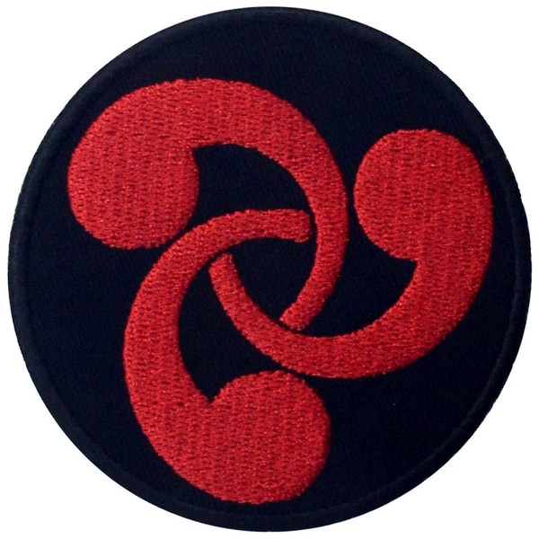 EmbTao Triskel Patch Embroidered Applique Iron On Sew On Emblem,
