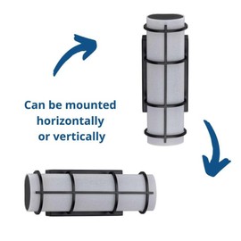 Progress Lighting Grid LED Collection 14-Inch 1-Light Matte Black White Linen LED Modern Linear Bath Vanity Light