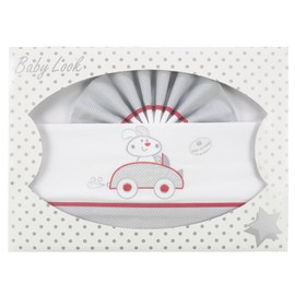 pekitas Bebe Fine Bed Linen 3-Piece Set for Cot Bed 60 x 120 cm 100% Cotton Made in Portugal White