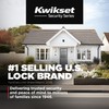 Kwikset Henley Front Door Lock Handle and Deadbolt Set, Entry