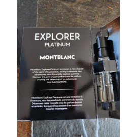 Montblanc (2)MONTBLANC EXPLORER PLATINUM EAU DE PARFUM 2 ML / 0.06 FL OZ NEW SAMPLE SPRAY