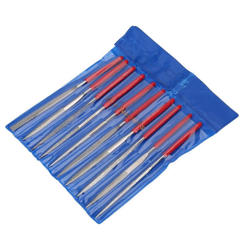 Guitar Bridge Saddle Nut Files Set with Grinding Stone Screw