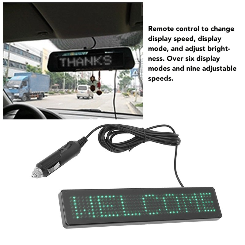 LED Matrix Panel Remote Control Programmable Scrolling LED Sign for