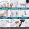 TAILI Suction Cup Razor Holder for Shower Wall 2 Pack,