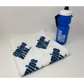 Amino Vital Golf Towel Tour Issue PGA Tour Caddy White Cotton 42X24" W/ Bottle