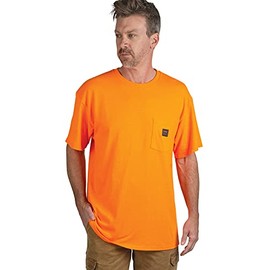 Walls Men's Enhanced Visibility Mesh Safety T-Shirt, Hi-Vis Orange, 3XL