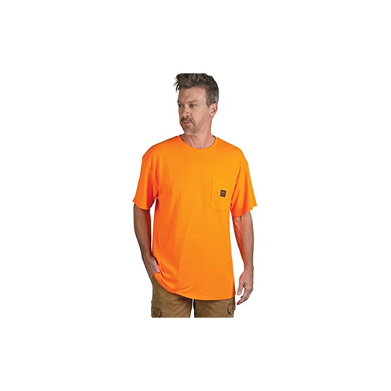 Walls Men's Enhanced Visibility Mesh Safety T-Shirt, Hi-Vis Orange, 3XL