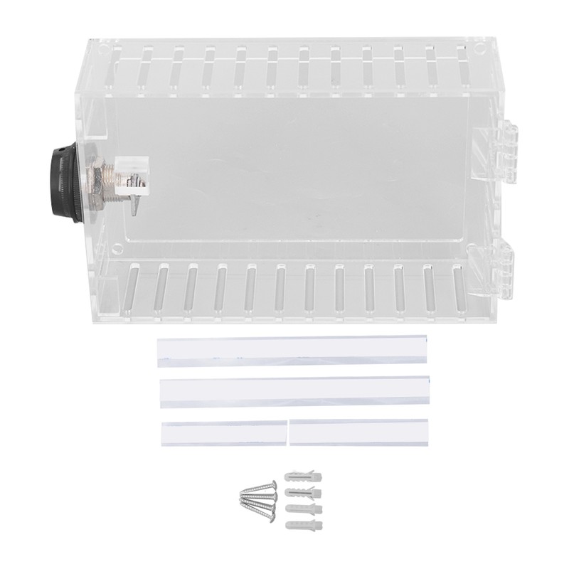 Thermostat Lock Box Tamperproof Anti Damage Clear Acrylic Thermostat Wall