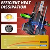 4WDKING H11 LED Bulb 600% Bright 1:1Size Wireless 12000LM Fog