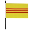 South Vietnam Table Flag 5'' x 8'' - Vietnamese Desk