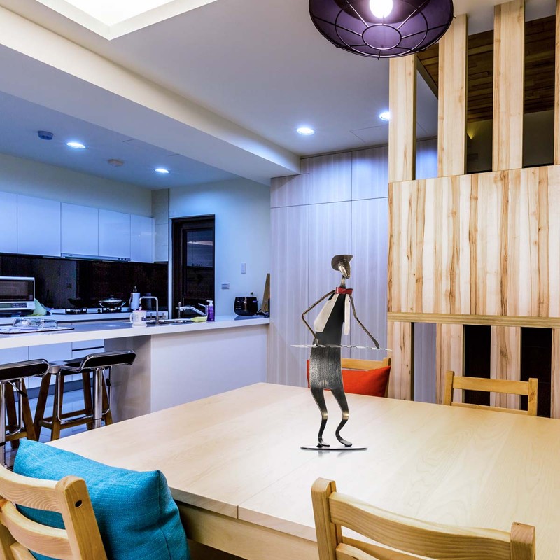 Cowboy Band / Piano Music Piano Playing Metal Iron Sculpture