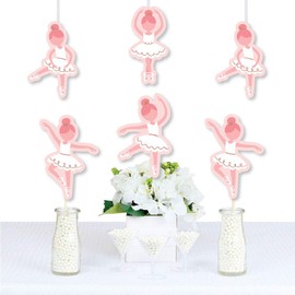 Big Dot of Happiness Tutu Cute Ballerina - Decorations DIY Ballet Birthday Party or Baby Shower Essentials - Set of 20