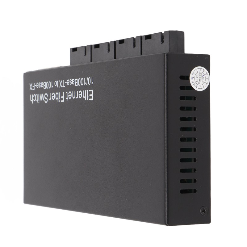Ethernet Optical Switch 6 Ports 10 100Mbps RX1550 Tx1310nm LED