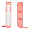 Mewaii 70 cm Cuddly Toy, Kawaii Long Cat Plush Cushion,