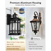 OPAXIS Motion Sensor Outdoor Wall Light, Adjustable Sensing Range Outside