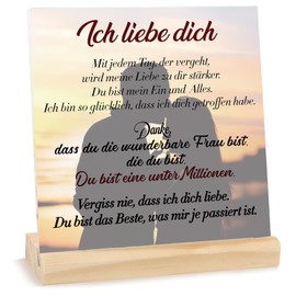 Lemicin I Love You Gifts for Women, Anniversary Gift for Her, Special Valentine's Day Gifts, Favourite Person Gift for Wedding Anniversary Birthday for Girlfriend Wife Ladies