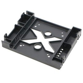PASOW - Soporte de montaje para disco duro interno de 2.5 pulgadas, 3.5 pulgadas a 5.25 pulgadas, adaptador de soporte para PC